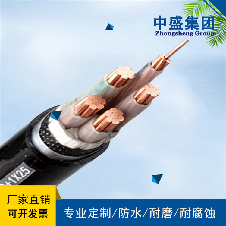 中盛防鼠防蚁电缆ZRFSY-YJV22 4*35+1*16