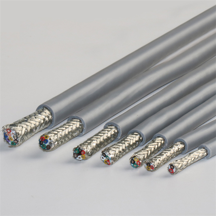 中盛柔性拖链电缆耐磨软芯 TRVVP 4*0.75