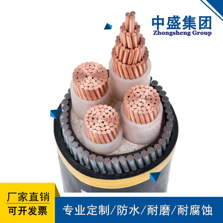 中盛阻燃钢丝铠装计算机电缆ZR-DJYJVP3-32 2*2*2.5