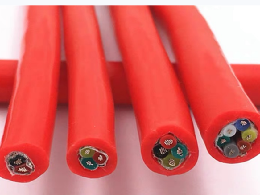 安徽天长市中盛硅橡胶耐高温变频软电缆BPGGPR 3*25+1*4