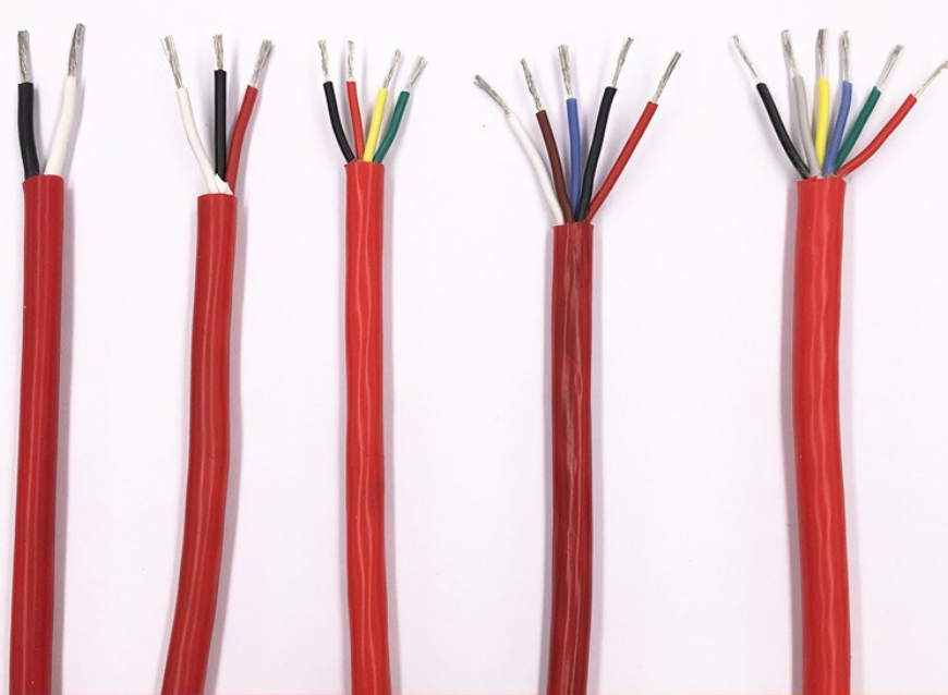 中盛高温变频电缆变频器用硅橡胶电缆BPGGP2R 3*2.5+3*0.5