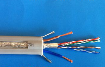 中盛组合电缆视频线视频电缆SYV(75-2)-RVV(2*1.0)+RS485(2*0.3)