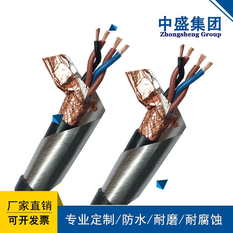 安徽天长中盛通讯线铠装双绞屏蔽电缆ASTP-120Ω 2*2