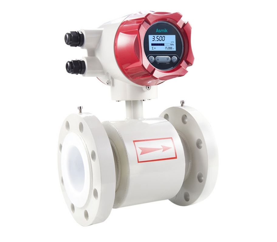 智能电磁流量计厂家 工业污水电镀泥浆液体管道 一体式电磁流量计