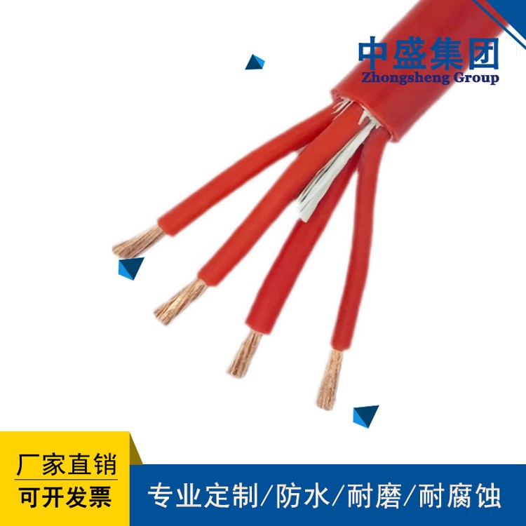 High temperature cable, silicone rubber power flexible cable