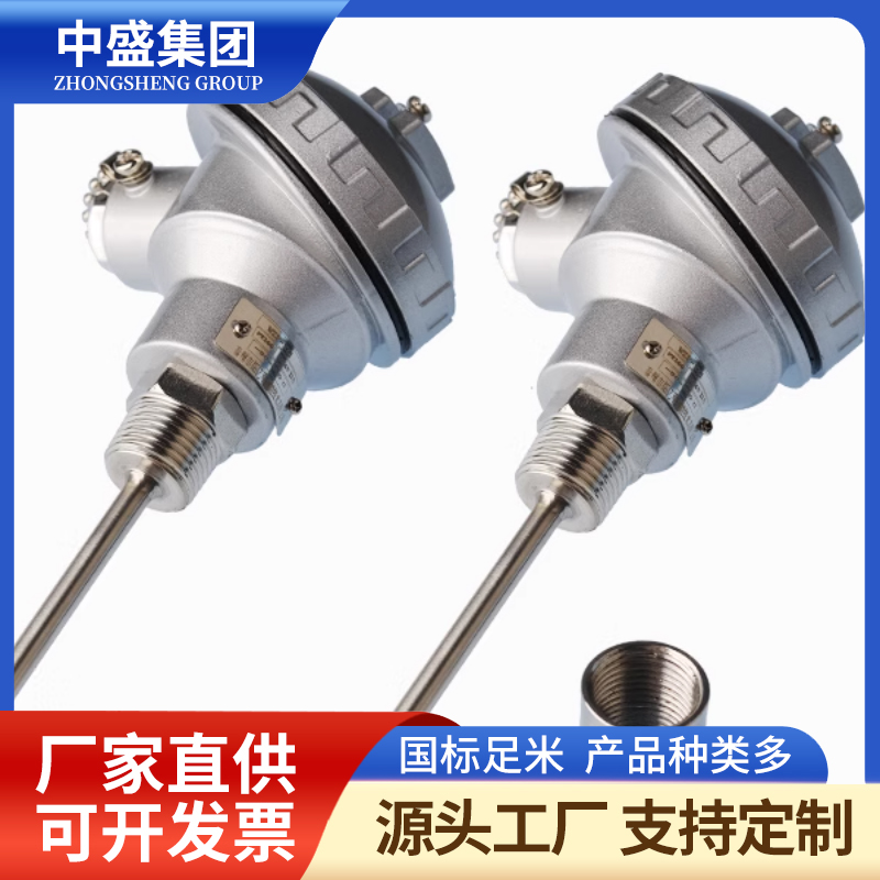 扁接插式铠装热电偶WRPK-171