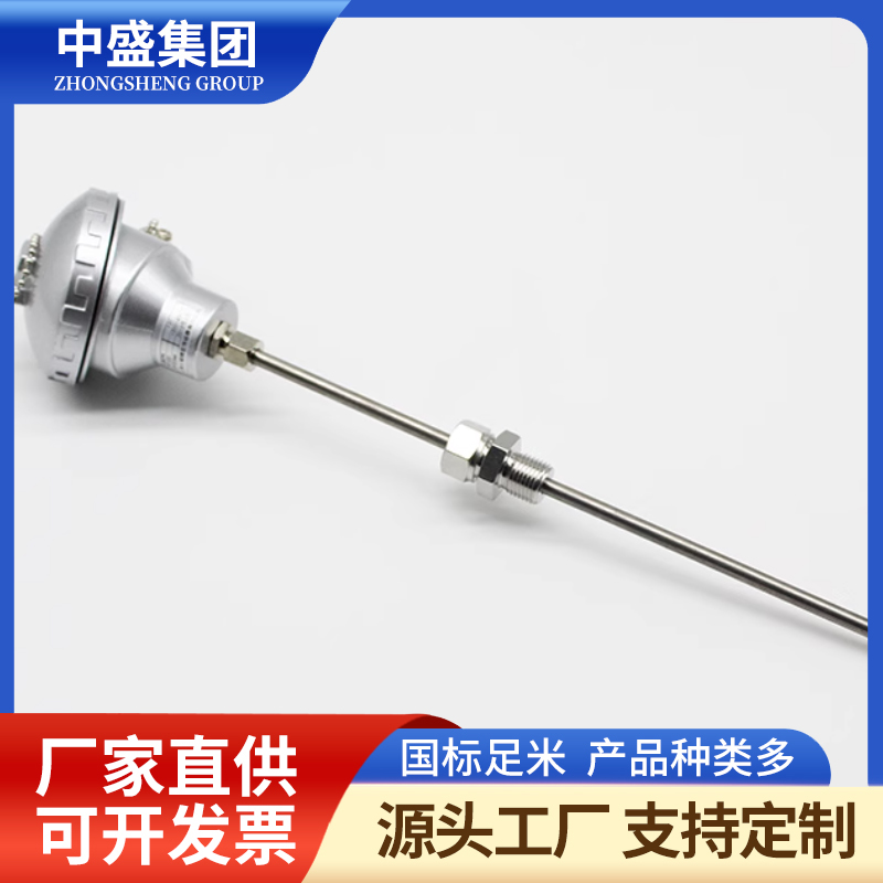 扁接插式铠装热电偶WRPK2-171
