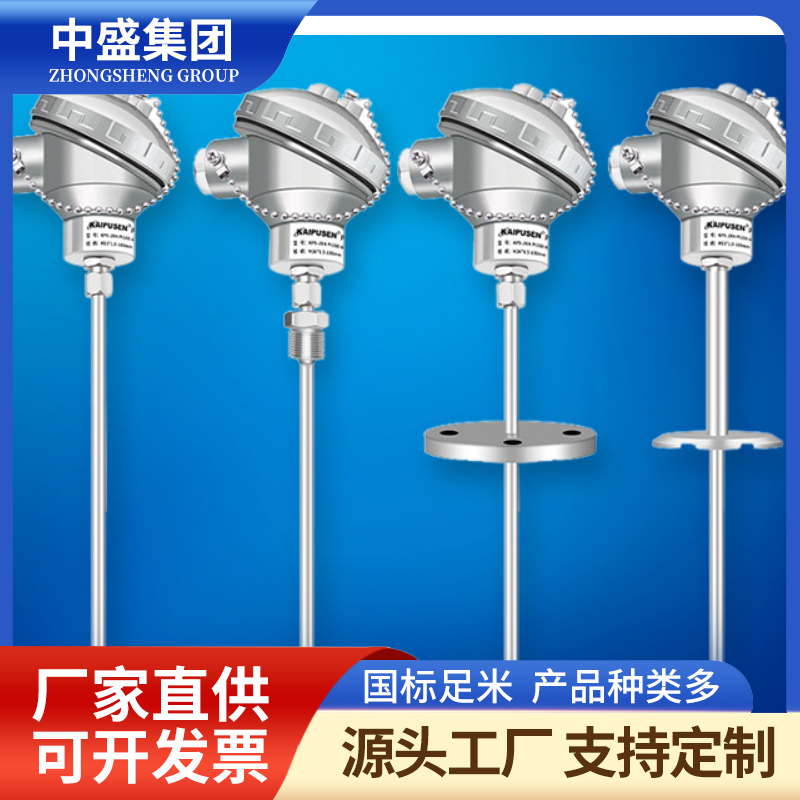 扁接插式铠装热电偶WRFK-171