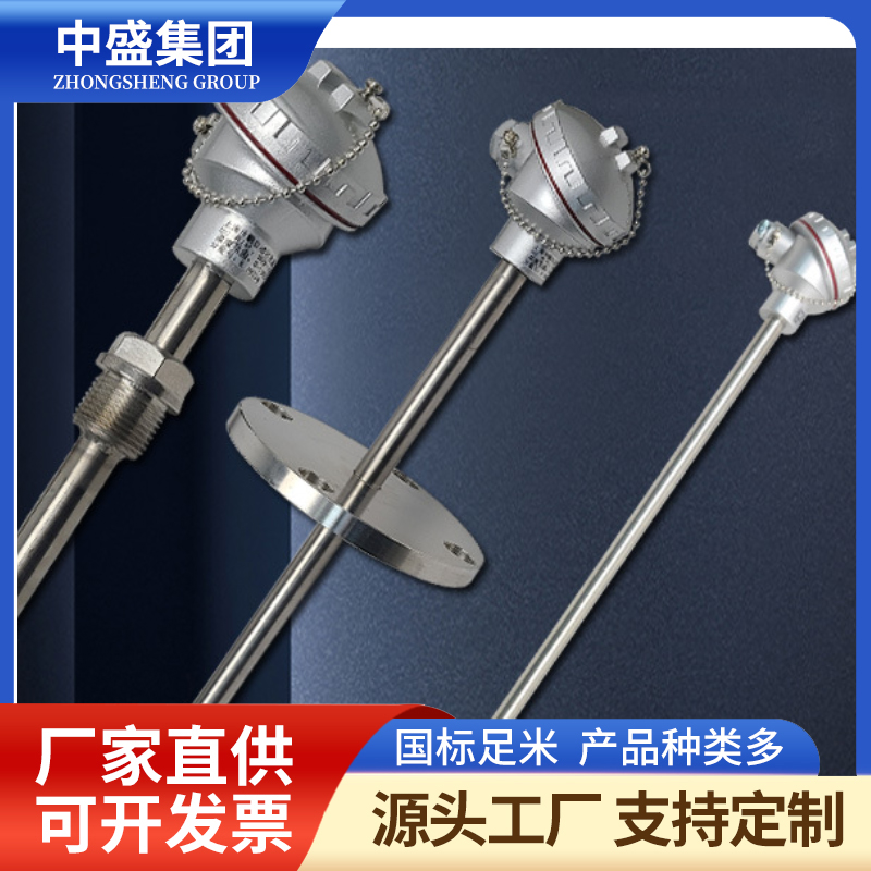 扁接插式铠装热电偶WRPK-271