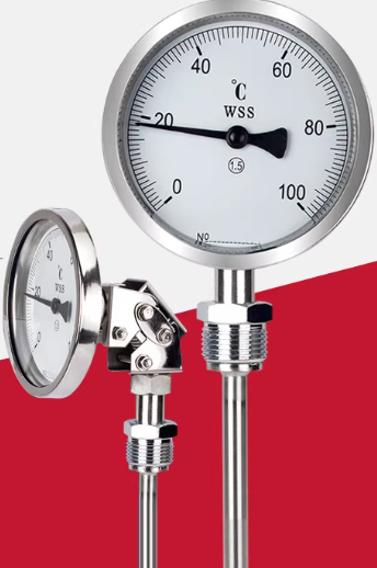 轴向型双金属温度计