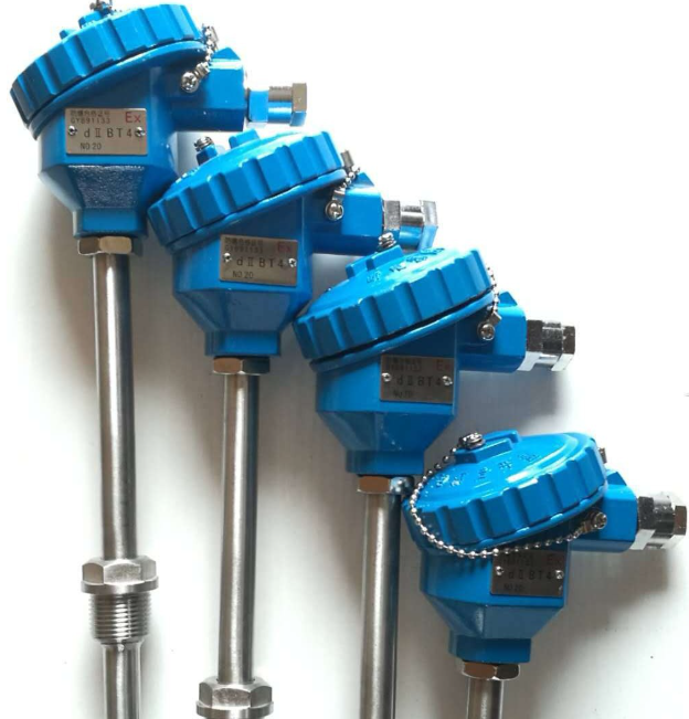 WRN2-620G工业用双支铠装固定螺纹锥式热电偶