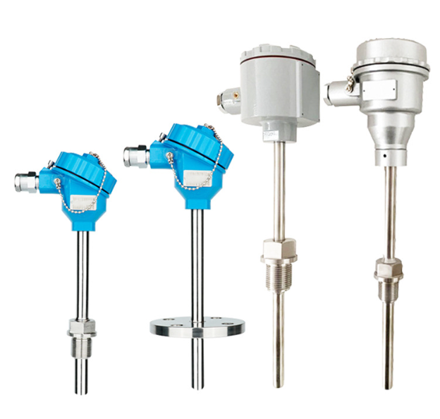 WRN-630工业用固定螺纹锥形保护管式热电偶